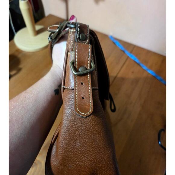 Vintage Carla Marci Made In Italy Genuine Leather Woven Shoulder Bag Large - Picture 11 of 11